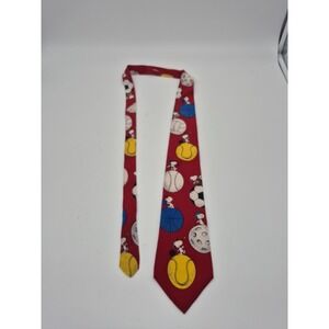 Vintage PEANUTS TIE Charlie Brown and Gang Most Valuable Player Excellent